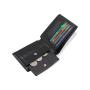 Custom size men leather wallet rfid blocking mens leather card wallet with coin purse