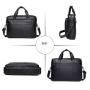 XL283 Genuine Leather Men's Business Bags Durable 14-20Inches Men's Laptop Bags Practical Simple Shoulder Bag Customized Logo