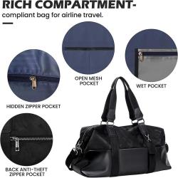 Portable Fashion Travel Boarding Bag for Men and Women Large Capacity Leisure Sports Luggage Bag for Short Distance Trips