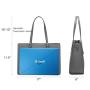 2022 lovevook 2pcs office lady computer tote handbags 15.6 large Capacity shoulder bags Crocodile laptop women hand bags