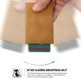 Favourite Pop Up Leather Card Holder Aluminum RFID Blocking Front Pocket Bifold Wallet Minimalist Metal Card Holder