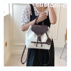 New Korean Versatile Women's Shoulder Bag China Wholesale PU Ladies Shoulder Bag Serpentine Schoolbag With Smile Face