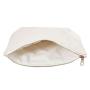 Gelory OEM Selling Factory Price Promotional Gift Canvas Travel Reusable Zipper Cosmetic Bag