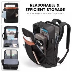 Fashion Concertible 3 in 1 laptop backpack shoulder messenger bags business briefcase travel office USB laptop backpack for men