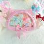 custom new designer crossbody ita bag with pins insert custom lovely bow shape ita bag