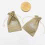 Hot Sale Jute Bag For Agriculture Custom Logo Printed Burlap Gift Jute Pouch Soap Packaging Natural Drawstring Hemp Bag