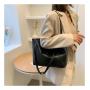 2021 Designer New Fashion Trendy Women Luxury Big Hand bag Wholesale PU Leather Large Capacity Ladies Black Tote Handbag