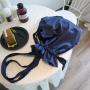 2024 Drawstring shoulder bag smooth satin handbag versatile style bucket  dust bag for bag custom logo