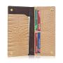 2024 New Crocodile Pattern Women Card Holder Card Bag Coin Purse Women Zipper Multiple Card Slots Customized Company LOGO