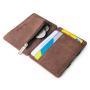 ZR165 Korean Version Versatile Creative Frosted Leather Magic Wallet Card Zipper Change Men's Wallet Wholesale