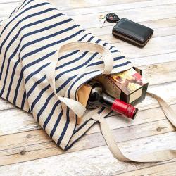 Gelory New Designer Trendy Custom Fashion Large Handle Grocery Tote Bag Reusable Cotton Grocery Shopping Tote Bags