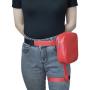 ZR764 Hot Selling Waist Leg Bag Unisex Ride Shoulder Sports Travel Waterproof Crossbody Bag Solid Color PU Outdoors Chest Bag