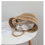 High Quality Summer Holiday Fashion Mesh Bucket Beach Bags Women Straw Woven Tote Bag Handbags Ladies Large Sea Beach Straw Bag