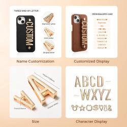 Customize Designer Leather Protective Phone Case Cover For Iphone 13 12 14 15 Pro Max 15 Plus Phone Cases With Letters Custom