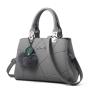 2024 Fashion Wholesale Ladies PU Hand Bags Leather Trending Bags Women's Handbags With Hair Ball