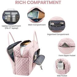 Carry on Overnight Yoga Gym Travel Duffle Bag with Laptop Compartment Weekender Bag for Women with Toiletry Bag