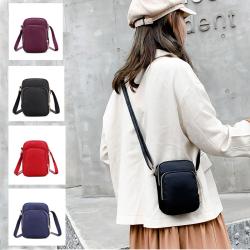 New Casual One Shoulder Coin Cell Phone Bag Waterproof Lightweight Nylon Messenger Bag For Women