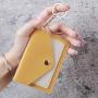 New creative fashion small card bag women's candy color keychain jewelry wallets students coin purse card holder wholesale