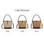 ZWY086 2024 Fashion Women Tote Straw Beach Bag Summer New Casual Daily Bucket Bag Wholesale Hot Sale Woven Crossbody Bag