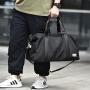 Custom Large Capacity Duffle Bag Nylon Lightweight Luggage Bag With Shoe Compartment Portable Travel Storage Bag