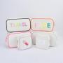 Eco Friendly Large Capacity Toiletry Bag Travel Custom Cotton Makeup Bag Women Canvas Organizer Cosmetic Bag With Zipper