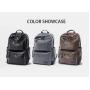 ZWY209 New Fashion Men PU Shoulder Bag Waterproof Lightweight Laptop Bag Simple Casual Outdoor Travel Business Work Backpack