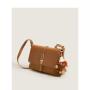 2024 sling bag women shoulder bags luxury fashion vegan leather crossbody bag with chain and embroider pattern