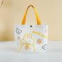 Gelory New Personality Small Fresh Shopping Storage Bag Casual Shopping Ladies Handbag Canvas Bag