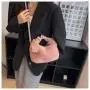 2023 New Fashion Lovely Plush Square Bag Female Plush Soft Portable  Bag Designer Handbag Wholesale