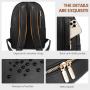 LOVEVOOK fashion backpacks bag for women waterproof PU leather backpacks custom school travel business women's laptop backpacks