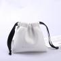 Custom Logo Printed PU Leather Drawstring Cosmetic Gift Bag Mini Waterproof Leather Money Pouches