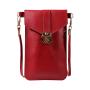 Phone bag for women Fashion Lady's Simple Shoulder Messenger Bag Single Handle New Lock Mobile Phone Case Touch Screen wholesale