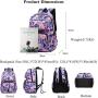 New Colorful Lightweight Printed Students Backpack Teens Girls Boys School Bag Waterproof Oxford Bookbag