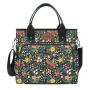 New Arrivals Lunch Bags for Women Leakproof Insulated Floral Lunch Box with Adjustable Shoulder Strap Reusable Zipper Cooler Tot