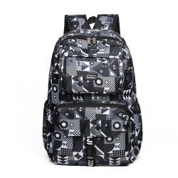 New Colorful Lightweight Printed Students Backpack Teens Girls Boys School Bag Waterproof Oxford Bookbag