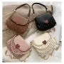 New Fashion Ladies Designer Handbag One Shoulder Underarm Small Bag Pleated Chain Cover Crossbody Bag Custom Pure Color Opp Bag