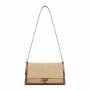 Wholesale Factory Custom Messenger Ladies Bag Fashionable Straw And Pu Sliding Bag Shoulder Had Bags For Women