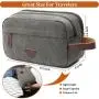 Portable Customized Toiletry Bag  Durable Waterproof Polyester Traveling Kit Makeup Bag For Men