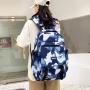 ZR839 Schoolbag New Backpack Fashion High Capacity Unisex Computer Laptop Bag Nylon High School Students Letter Backpack Trend
