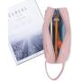 Gelory Cute Durable Pencil Case High Capacity Pencil Pouch Zipper Stationery School Box Portable Pencil Bag for Girls