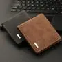 Hot selling Men's wallet multifunctional leather wallet money clip fashion short wallet men wholesale leather purse