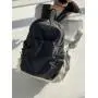 Fashion Backpack bag for women Drawstring Ruched Casual College girls School bags Nylon backpacks Custom logo
