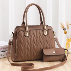 New wholesale fashion quilted leather large capacity bags luxury Ladies purses and handbags for women luxury
