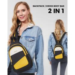 LOVEVOOK new small Backpack Hiking Daypacks waterproof shoulder chest Crossbody bags for college daily Sling Backpack for women