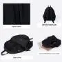 Logo 2024 Hot Wholesale Cream Student Backpack Lightweight Simple Fashion Girls Backpack Large Capacity Nylon Material Schoolbag