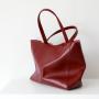 women handbag factory Customized genuine leather shoulder simple tote bag skin large capacity bag for lady luxury solid color