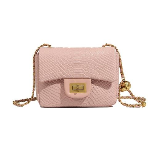 2024 Custom Snake Vegan Leather Shoulder Crossbody Bag For Women Ladies Sling