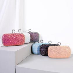 2024 New Shiny Ring Handheld Bag Fashion Dress Evening Bag