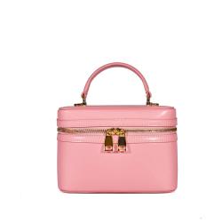 2024 Custom Box Purse And Handbags Faux Leather Fashion Make Up Travel Bag Classic Luxury Cosmetic Bag