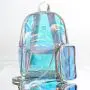 Large Multi Function Hotsale Outdoor Waterproof Custom Clearly Fashion Iridescent Backpack